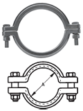 Bolted I-Line Clamps - 13ILB / Two bolt design