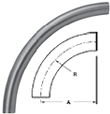 90° Buttweld Sweep Elbows, 12 in. - B2SXL