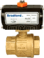 Dixon Pneumatically Actuated Brass Ball Valves