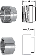 Dixon Unpolished Adapters