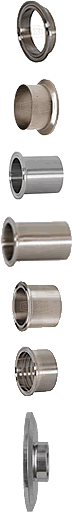 Dixon Sanitary Clamp Ferrules