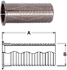 Dixon 304 Brewery Hose Barb Adapters - 14MPHRL