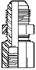 SHF / 2705 - Female NPT x Male JIC Bulkhead