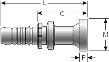 Gates Code 62 O-Ring Flange Heavy