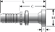 Gates Caterpillar Style O-Ring Flange