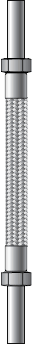 Gates CC14 Assembly with Two Straight Tube Assembly (STA) Couplings
