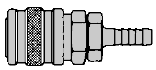 Hose Stem (Require Hose Clamps)