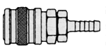 Hose Stem (Requires Hose Clamps)