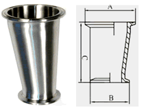 Reducer Offset w/ Clamp Ends