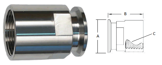 Female Threaded Clamp Adapters