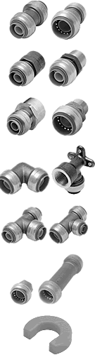 Dixon Sharkbite® Push-Fit Fittings