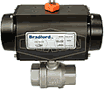 Dixon Pneumatically Actuated 2-Piece Stainless Ball Valves