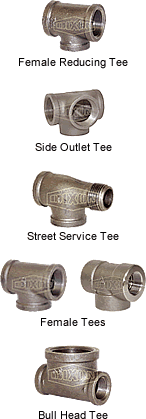 Dixon NPT Threaded Tees