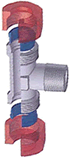Malone / Male Branch Tee - Tube to BSPT