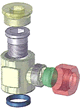 Malone / Full Passage Adjustable Banjo-Coupling BSPP
