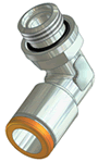 Malone / Tube to Male BSPP - 90 Degree Elbow Live Swivel