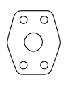 Tompkins / WC43 Pipe Companion Flange Pad