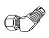 Tompkins / 1480 Tube to Pipe Elbow 45 Degree