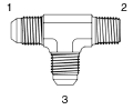 Tompkins / 2605 JIC to Pipe Run Tee
