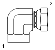 Tompkins / 1502 Pipe Swivel Elbow 90 Degree