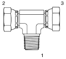 Tompkins / 1601 Pipe Branch Tee Swivel Union