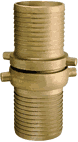 Pin Lug Brass Hose Shank with Swivel Nut - Complete Set (NPSM Threads)