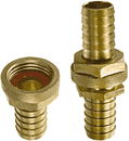 Heavy-Duty Brass Garden Hose Set