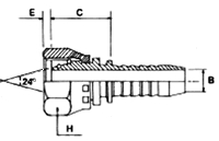 Metric Swivel Female Heavy Series DKS/DKOS