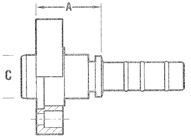 Male Poclain Flange