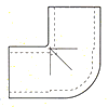 Clear Rigid Schedule 40 PVC Pipe and Fittings / 90° Elbow