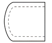 Clear Rigid Schedule 40 PVC Pipe and Fittings / Cap