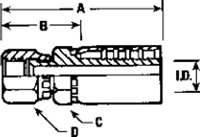 SAE 45° FEMALE SWIVEL