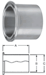 Light Tank Ferrules - 14WLMP