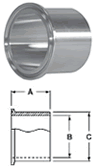 316L Heavy Wall Ferrules - 14MPW