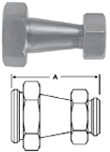 Plain Bevel Seat x Plain Bevel Seat with Hex Nut Concentric Reducers - B3114F