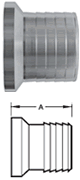 Female I-Line Rubber Hose Adapters - 15HRI