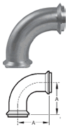 90° Male I-Line Elbows - B2EI