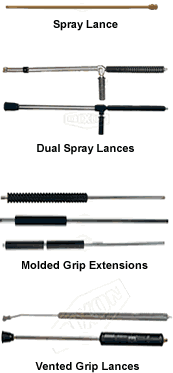 Dixon Spray Lances and Extensions for Pressure Gun