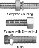 Dixon Brass Long Shank Couplings