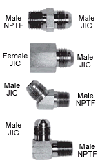 Dixon Hydraulic 37° JIC Adapters