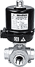 Dixon Electrically Actuated 3-Way Stainless Ball Valves - 'T / L' Port