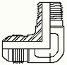 SHF / 2501 - Male JIC x Male NPT 90 Degree