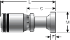 Gates Code 62 O-Ring Flange Heavy (for SAE100R13)