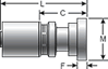 Gates Code 61 O-Ring Flange GL