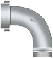 PT Coupling TCA 40x90º Elbow (Male NPT Thread)