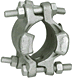 PT Coupling Bolt Clamps & Male Stem - Plated Ductile Iron