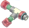 Malone / Male Run Tee - Tube to Male SAE