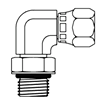 Tompkins / 6809 O-Ring to JIC Swivel Elbow 90 Degree