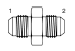 Tompkins / 2403-LH JIC Large Hex Union
