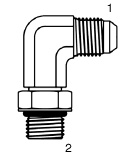 Tompkins / 6801-L JIC to O-Ring Long Elbow 90 Degree